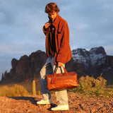 Luxury Leather Duffel Bag from Lifetime Leather Co.