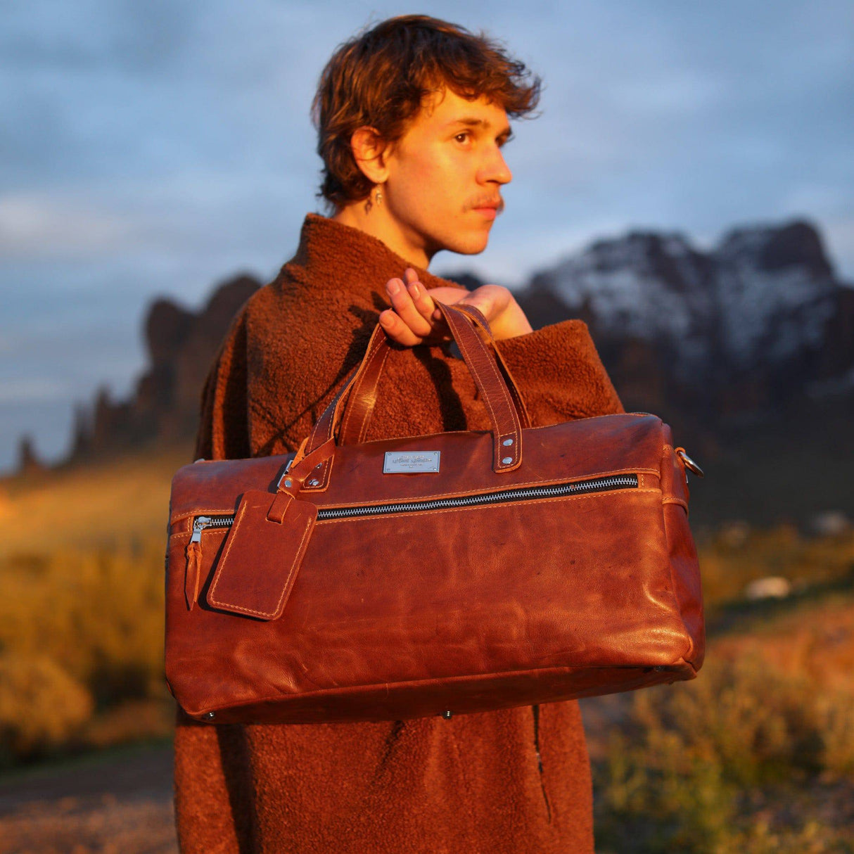 Luxury Leather Duffel Bag from Lifetime Leather Co.
