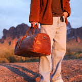 Luxury Leather Duffel Bag from Lifetime Leather Co.