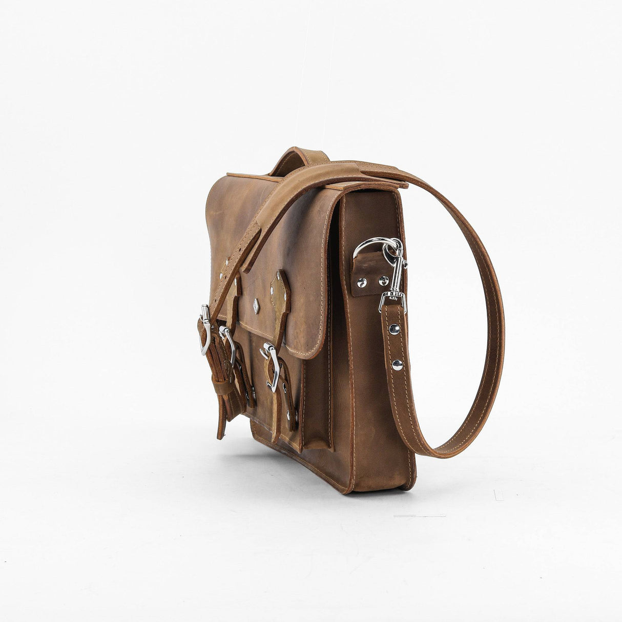 Messenger Bag All for American from Lifetime Leather Co.