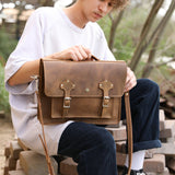 Messenger Bag All for American from Lifetime Leather Co.