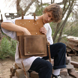 Messenger Bag All for American from Lifetime Leather Co.