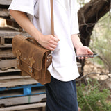 Messenger Bag All for American from Lifetime Leather Co.