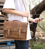 Messenger Bag All for American from Lifetime Leather Co.