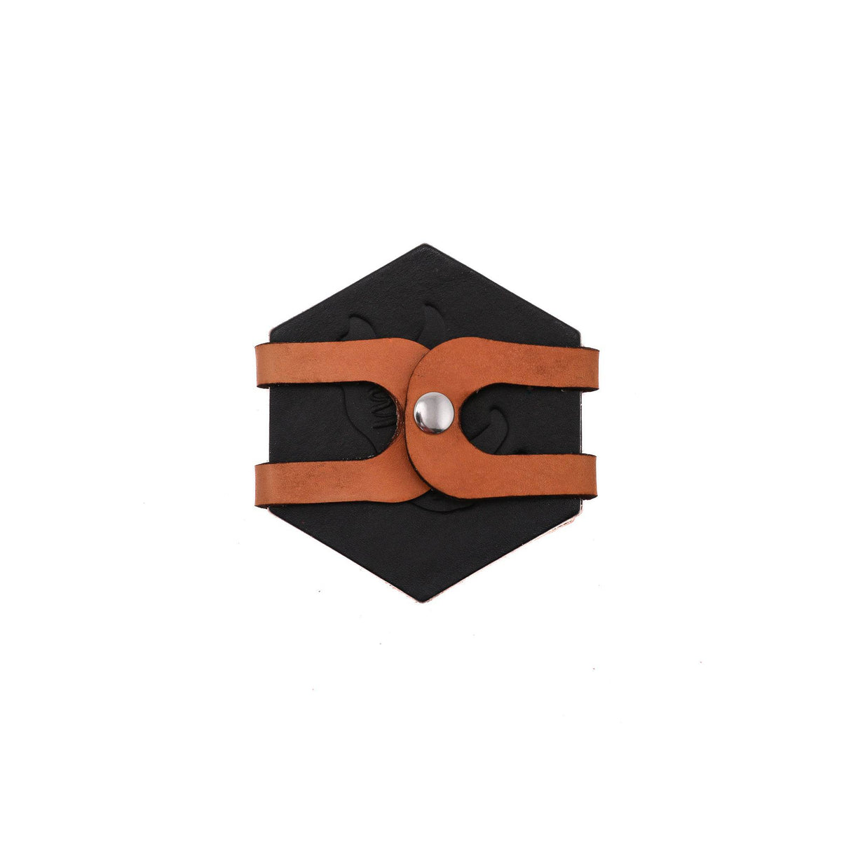 Leather Hexagon Coaster Set All for American from Lifetime Leather Co.