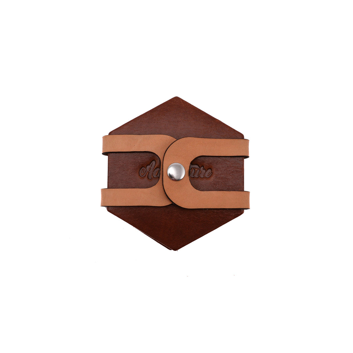 Leather Hexagon Coaster Set All for American from Lifetime Leather Co.