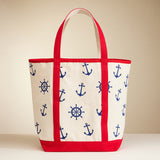 Anchor Wheel Printed Tote Bag  from Madeline Love