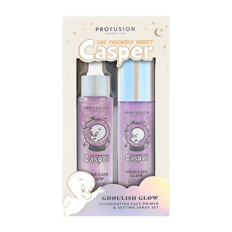 Casper the Friendly Ghost |  Ghoulish Glow Illuminating Face Primer & Setting Spray from Profusion Cosmetics