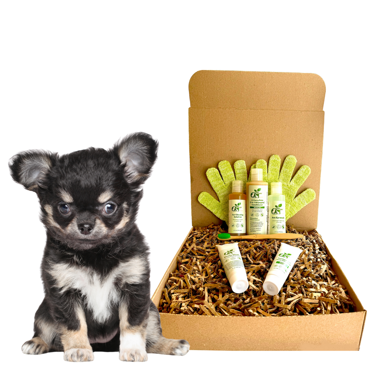 4-FURRY DOGS *SENSITIVE GROOMING KIT from ReNewedPet