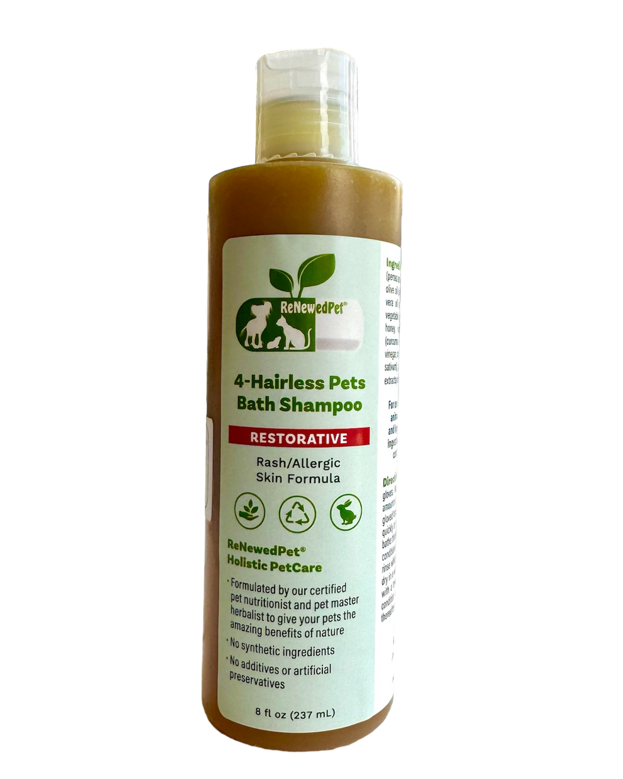 4-HAIRLESS PETS RESTORATIVE BATH SHAMPOO from ReNewedPet