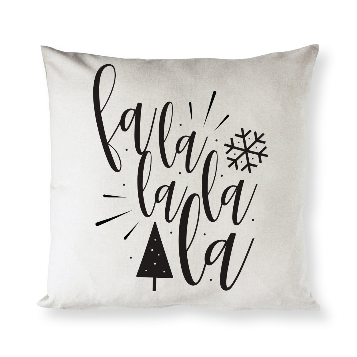 Falalalala Christmas Holiday Pillow Cover from The Cotton & Canvas Co.