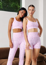 Astoria LUXE BLOSSOM Sports Crop - Cherry From Astoria Activewear