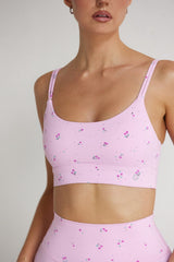 Astoria LUXE BLOSSOM Sports Bra - Cherry From Astoria Activewear