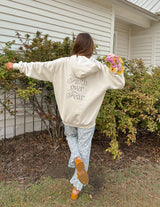 Faith Over Fear Taupe Unisex Hoodie from Elevated Faith