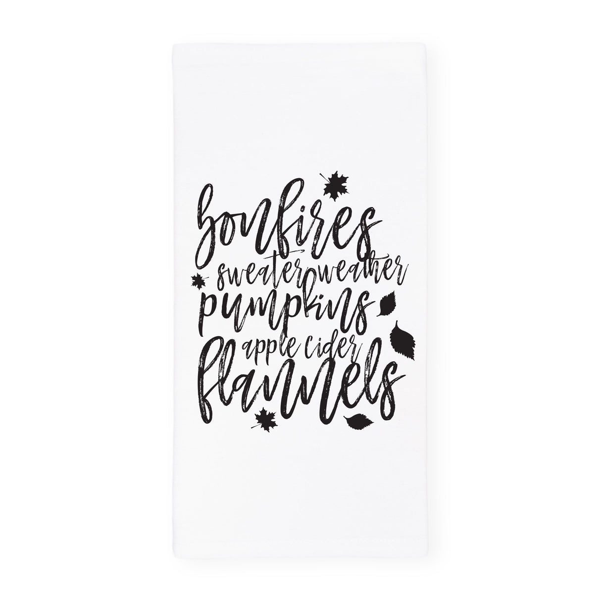 Fall and Autumn Favorites Kitchen Tea Towel