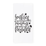 Fall and Autumn Favorites Kitchen Tea Towel