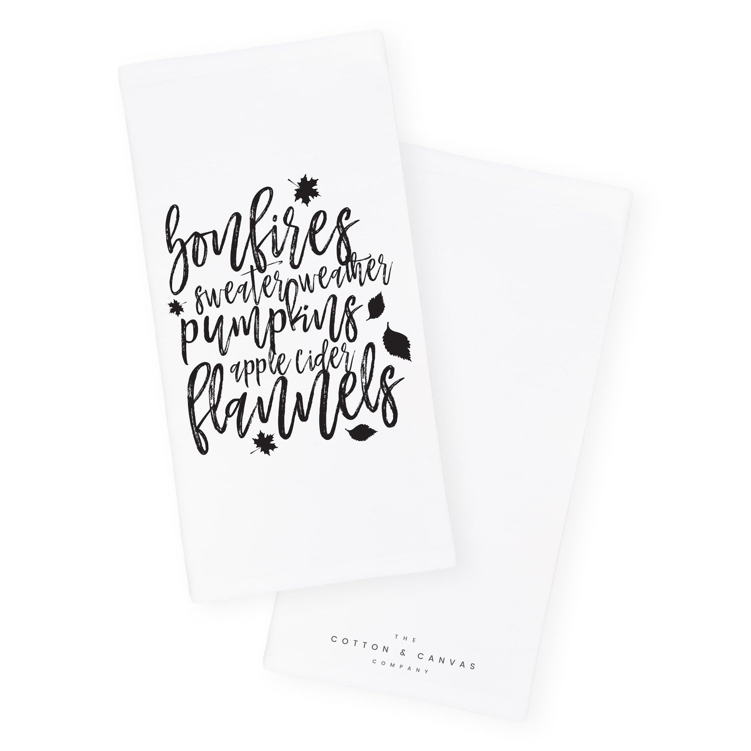 Fall and Autumn Favorites Kitchen Tea Towel