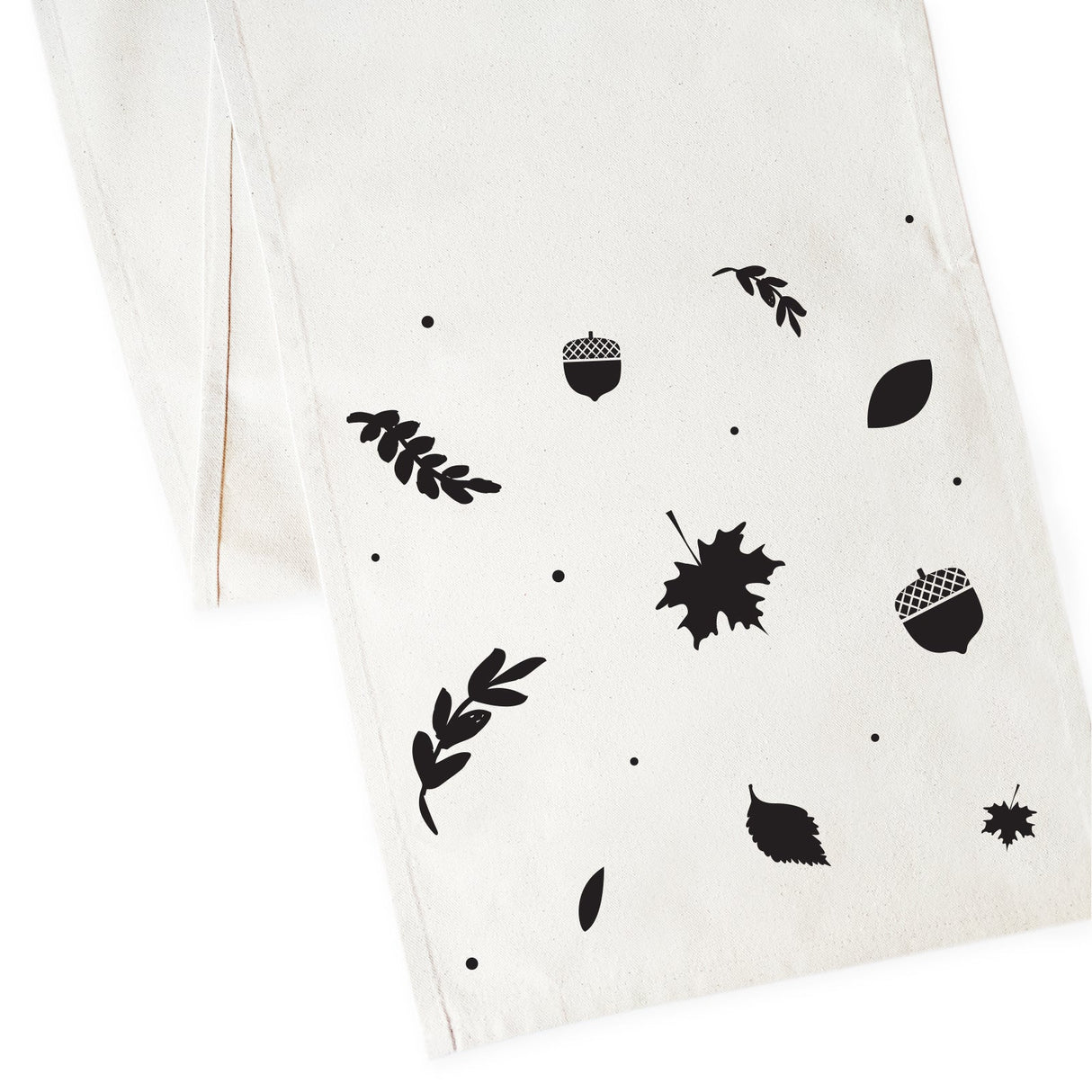 Fall Leaves Cotton Canvas Table Runner from The Cotton & Canvas Co.
