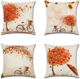 Falling Leaves Cushion Cover from Moderny