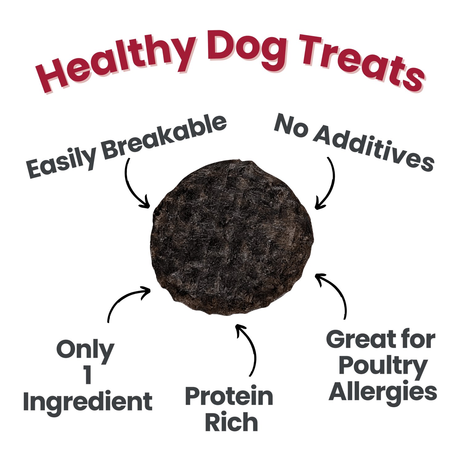 Beef Chips Dog Treats | Single-Ingredient Healthy Treats for Dogs from Farm To Pet