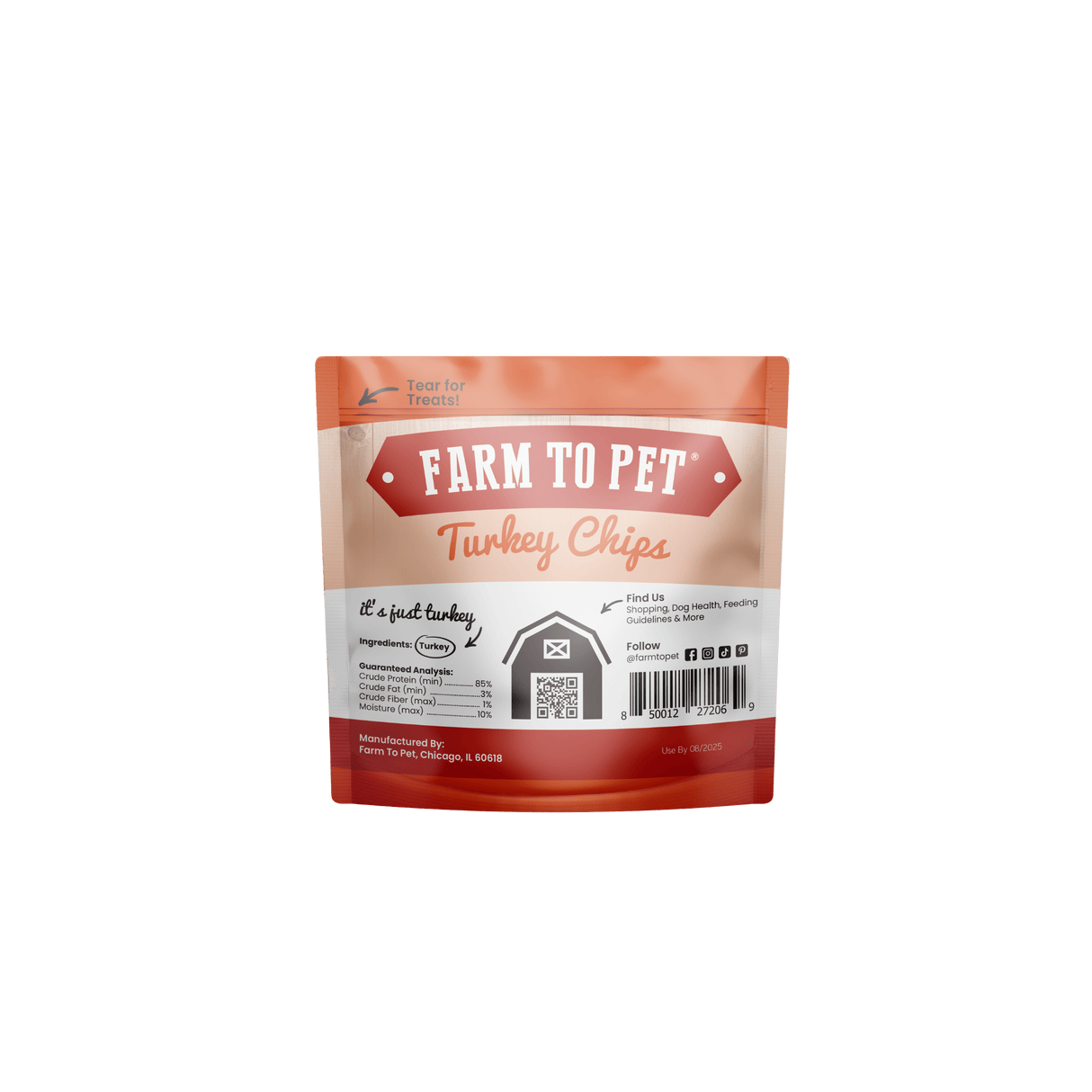Turkey Chips Snack Pack Bundles | Low Allergen Treats for Training