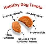 Americana Chicken Chips for Dogs | Celebrate with USA-made Dog Treats from Farm To Pet