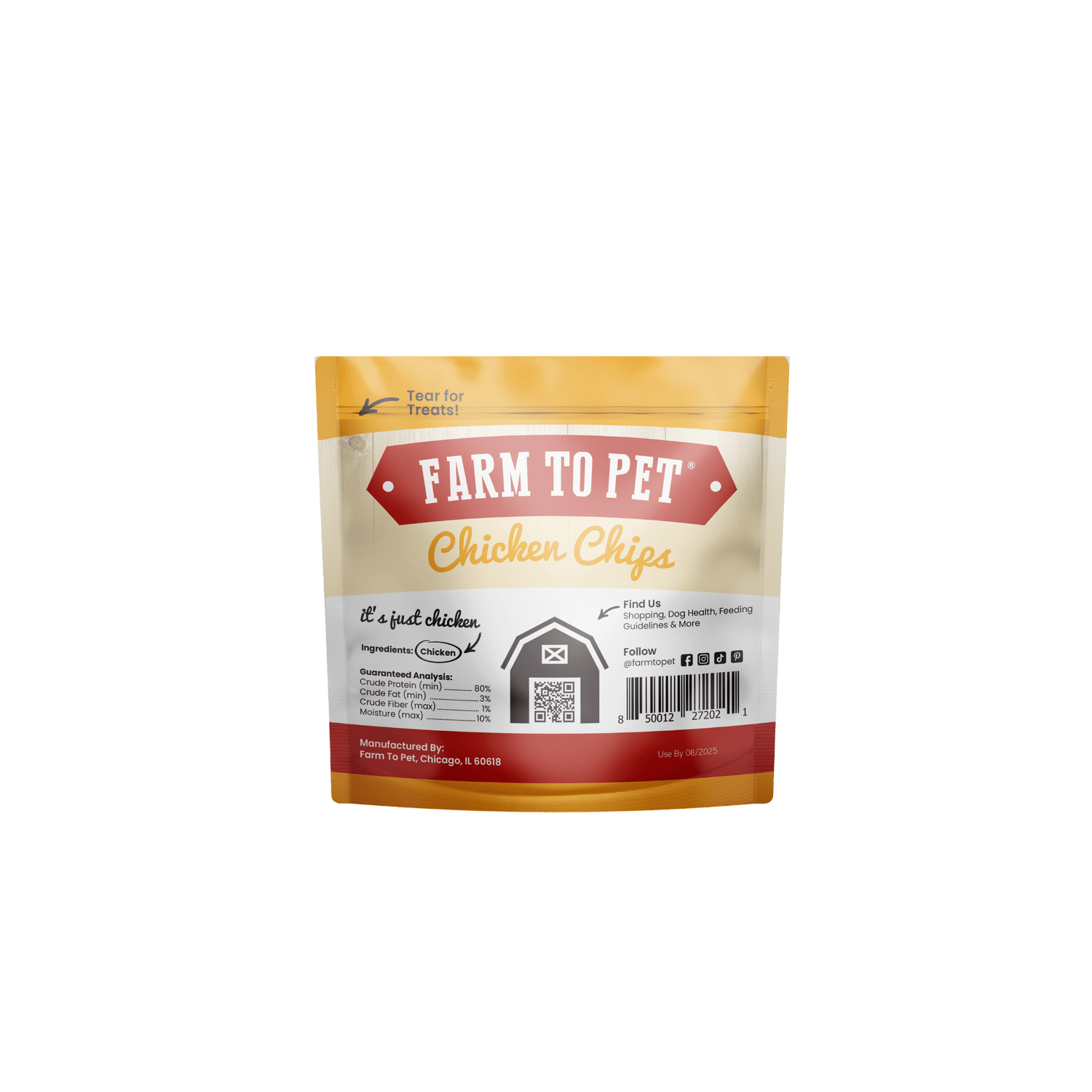 Chicken Chips Snack Pack Bundles | Dog Party Favors & Training Treats