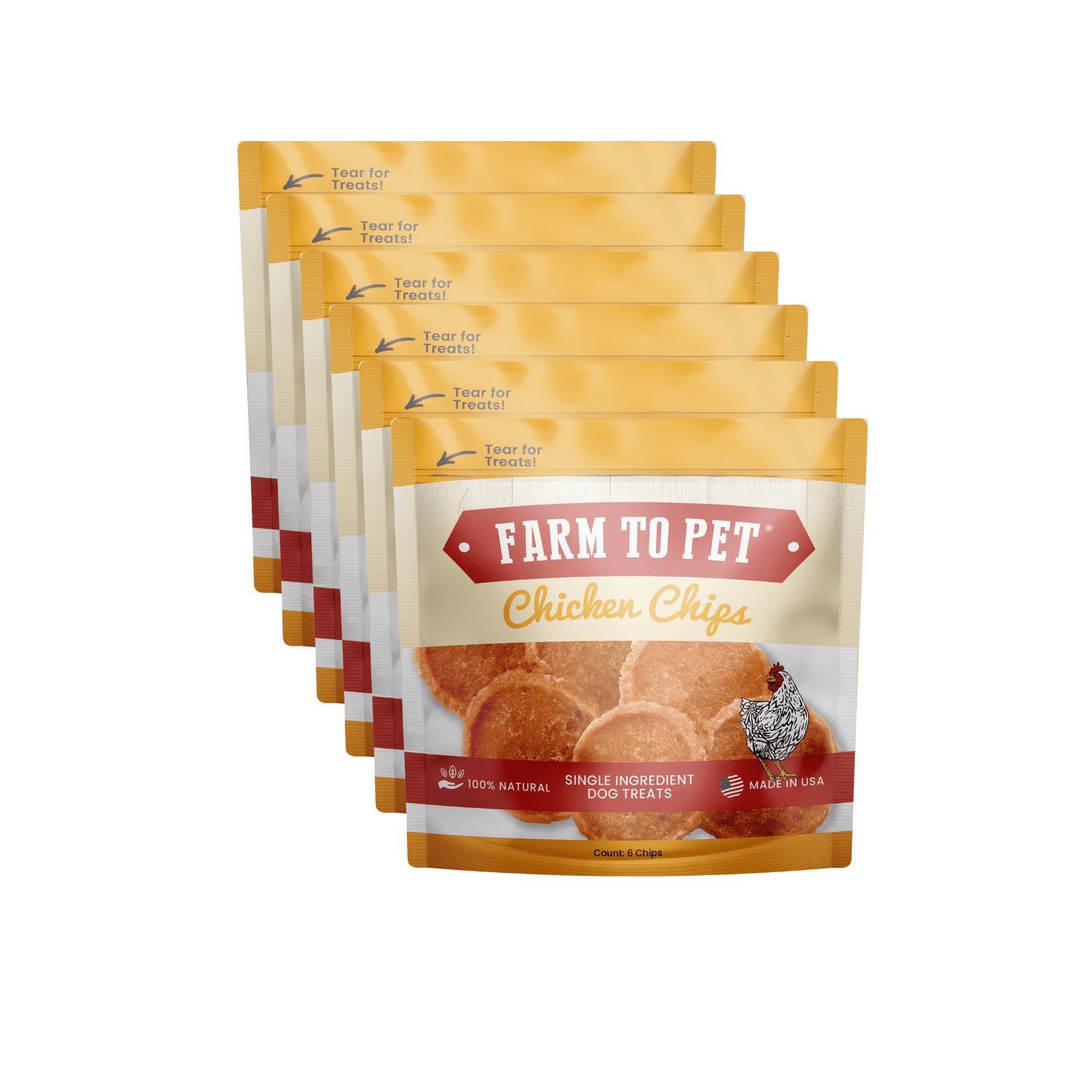 Chicken Chips Snack Pack Bundles | Dog Party Favors & Training Treats