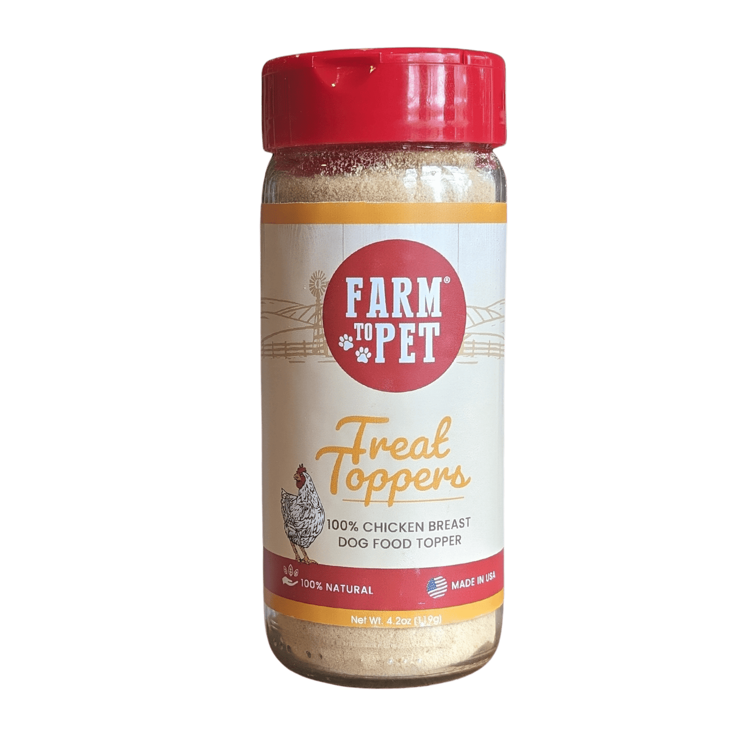 Treat Topper Chicken Dog Food Topper | Healthy Meal Supplement for Dogs from Farm To Pet