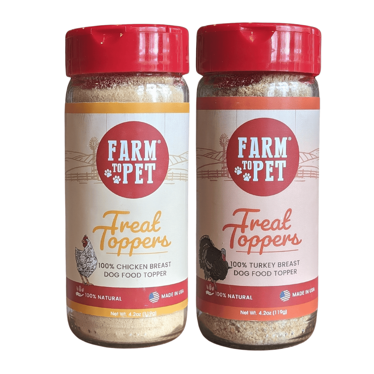 Chicken & Turkey Dog Food Topper Bundle from Farm To Pet