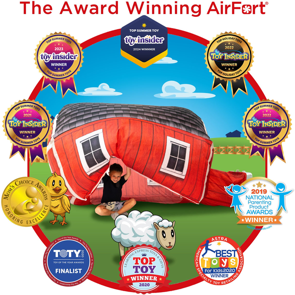 Farmers Barn + FREE AirFort Buddy Chicken Pillow (While Supplies Last!) from AirFort.com
