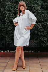 CASUAL SHIRT DRESS WITH POCKETS from EBRU Home