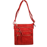 Fashionable Women's Soft Faux Leather Crossbody Purse Shoulder Bag  from Madeline Love