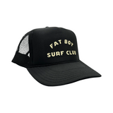Fat Boy Surf Club Foam Trucker Hat - Black  From Fat Boy Surf Club