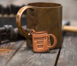 World's Best Dad Leather Keychain from Lifetime Leather Co.