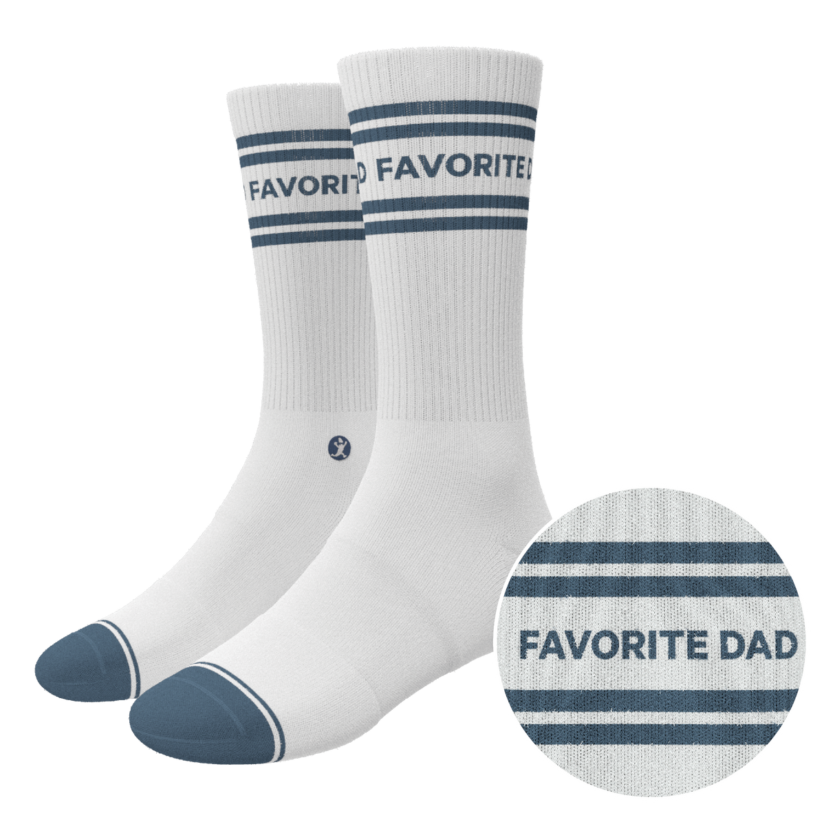 The Favorite Dad | Father's Day Heel Hammock™ Crew Socks from Shinesty