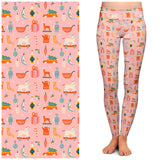 Favorite Things Buttery Soft Leggings by Lipstick & Chrome From Quirks!