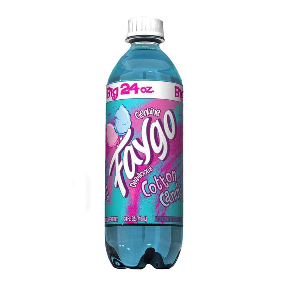 Faygo Cotton Candy Bottle (24oz) 6-Pack from PETEZ POP WHOLESALE