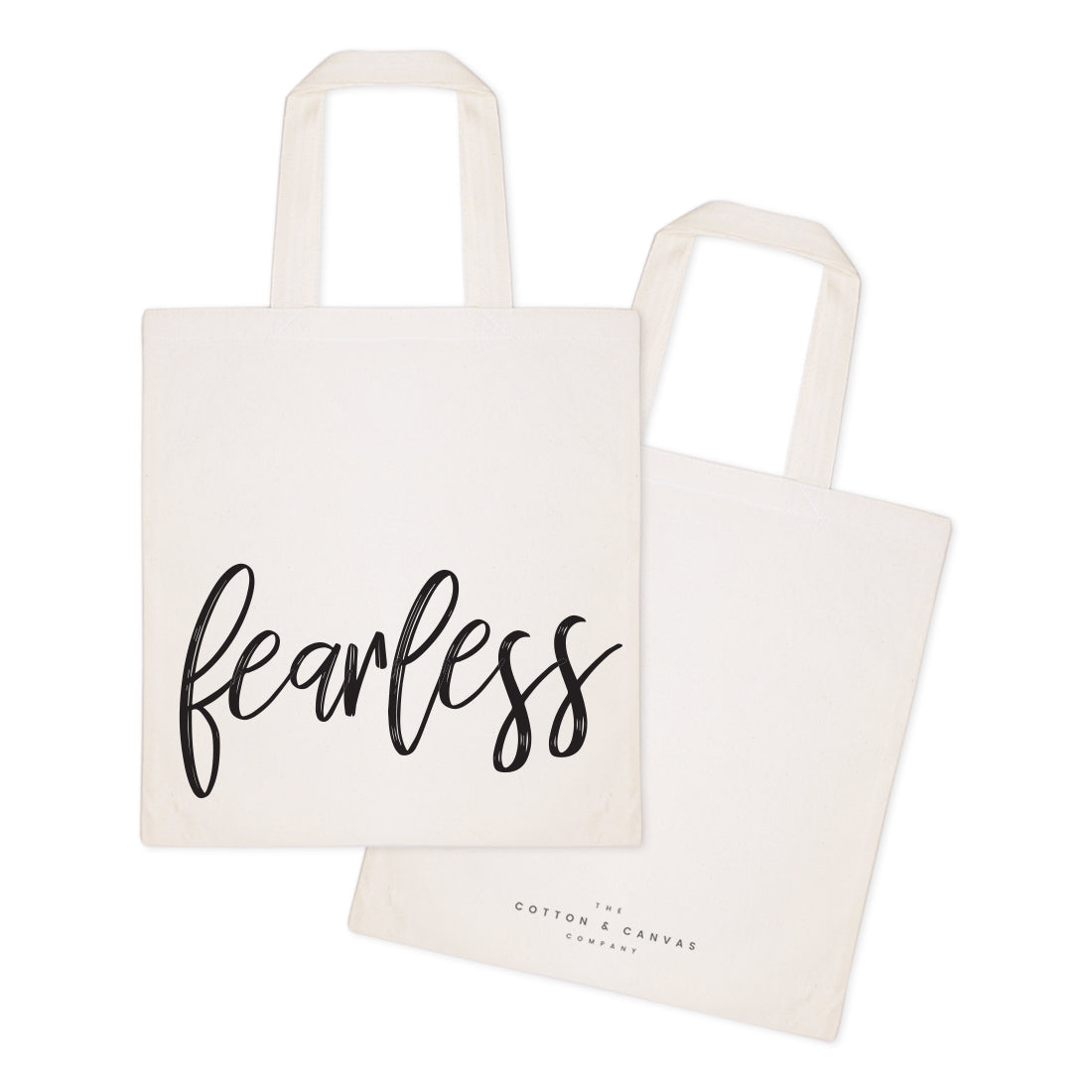 Fearless Gym Cotton Canvas Tote Bag from The Cotton & Canvas Co.