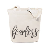 Fearless Gym Cotton Canvas Tote Bag from The Cotton & Canvas Co.