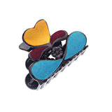 Felt Heart Hair Claw Clip from Madeline Love
