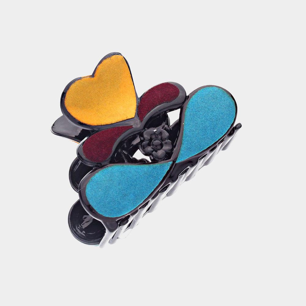 Felt Heart Hair Claw Clip from Madeline Love