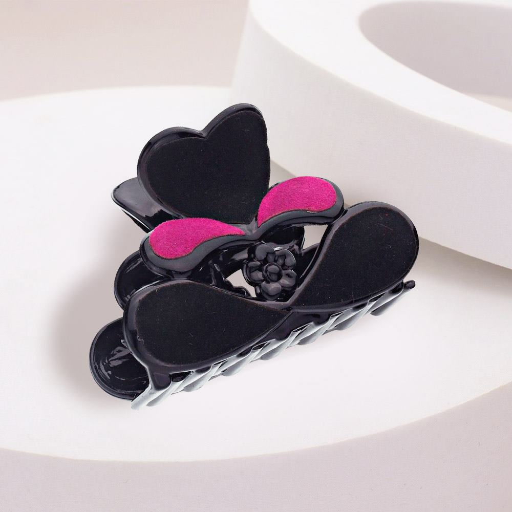 Felt Heart Hair Claw Clip from Madeline Love