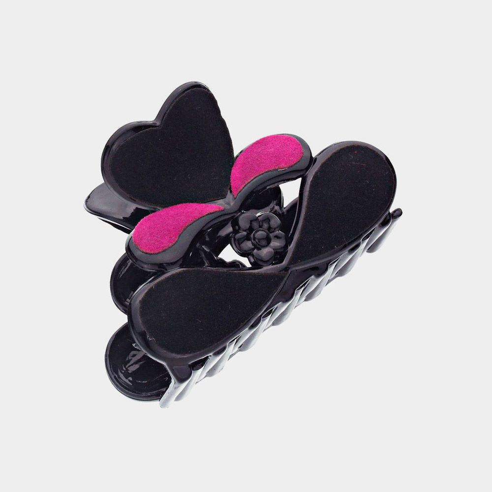 Felt Heart Hair Claw Clip from Madeline Love