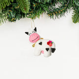 Felt Cow Ornament from Upavim Crafts