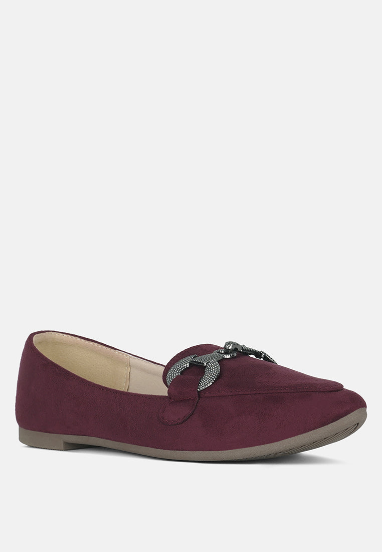 Fembot Horsebit Detail Flexible Loafers from London Rag International