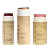 Lip + Highlighter + Blush Set from River Organics