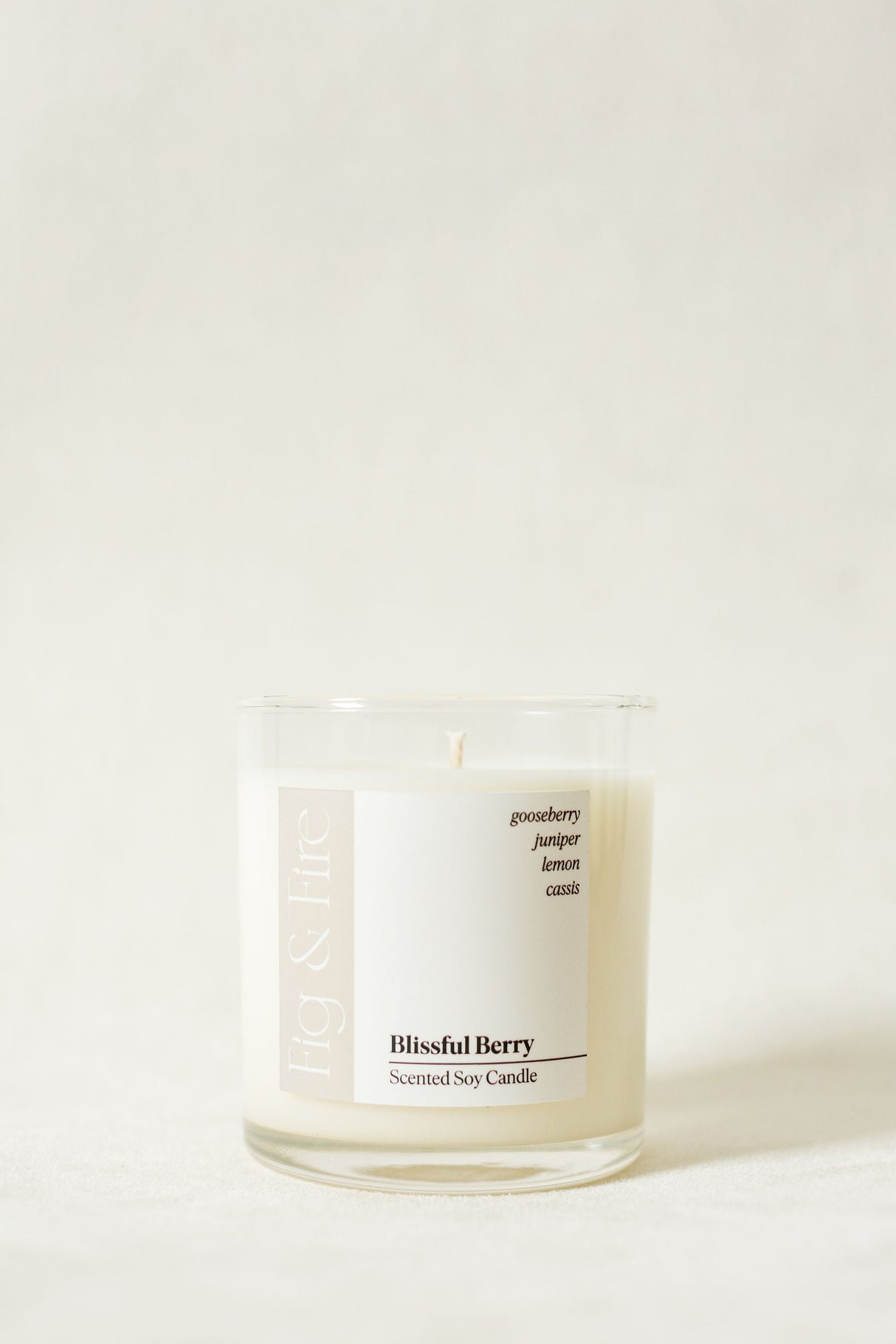 Blissful Berry Candle From Fig & Fire