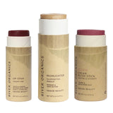 Lip + Highlighter + Blush Set from River Organics