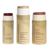 Lip + Highlighter + Blush Set from River Organics
